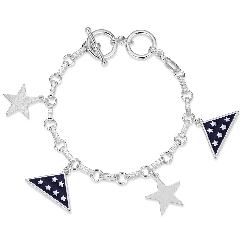 Montana Silversmiths Folds of Honor Remembrance Charm Bracelet STYLE FOHBC7