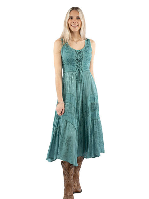 Scully Honey Creek Women's Lace Dress STYLE HC118-TEA