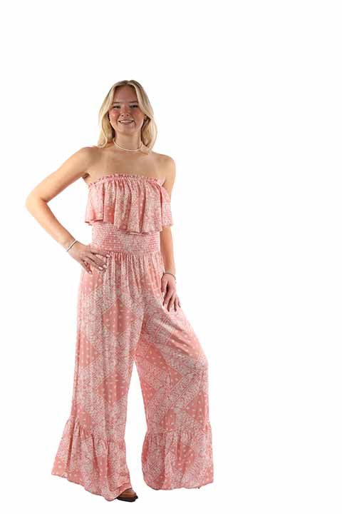 Scully Honey Creek Women's Jumpsuit STYLE HC744-DPK