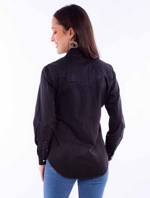 Scully Women's Long Sleeve Blouse STYLE HC933-BLK