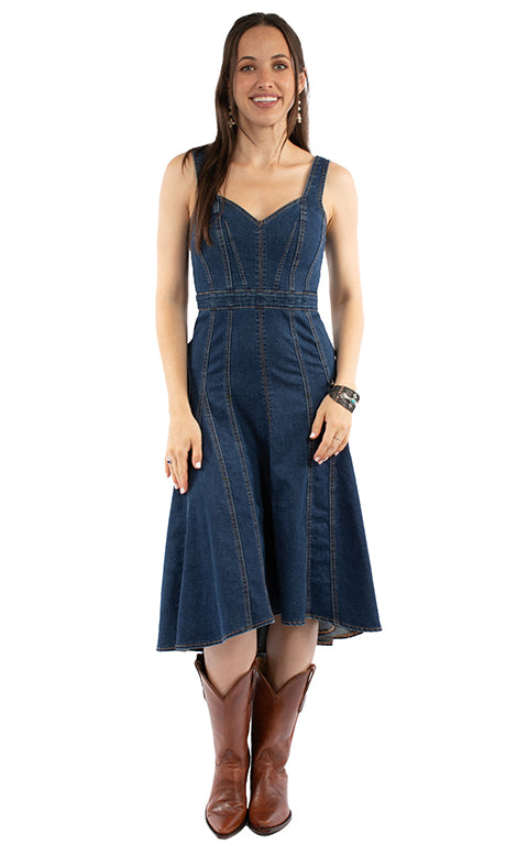 Scully Women's Denim Dress STYLE HC979-BLU