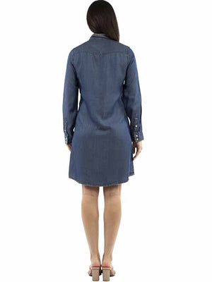 Scully Long Sleeve Denim Dress STYLE HC994