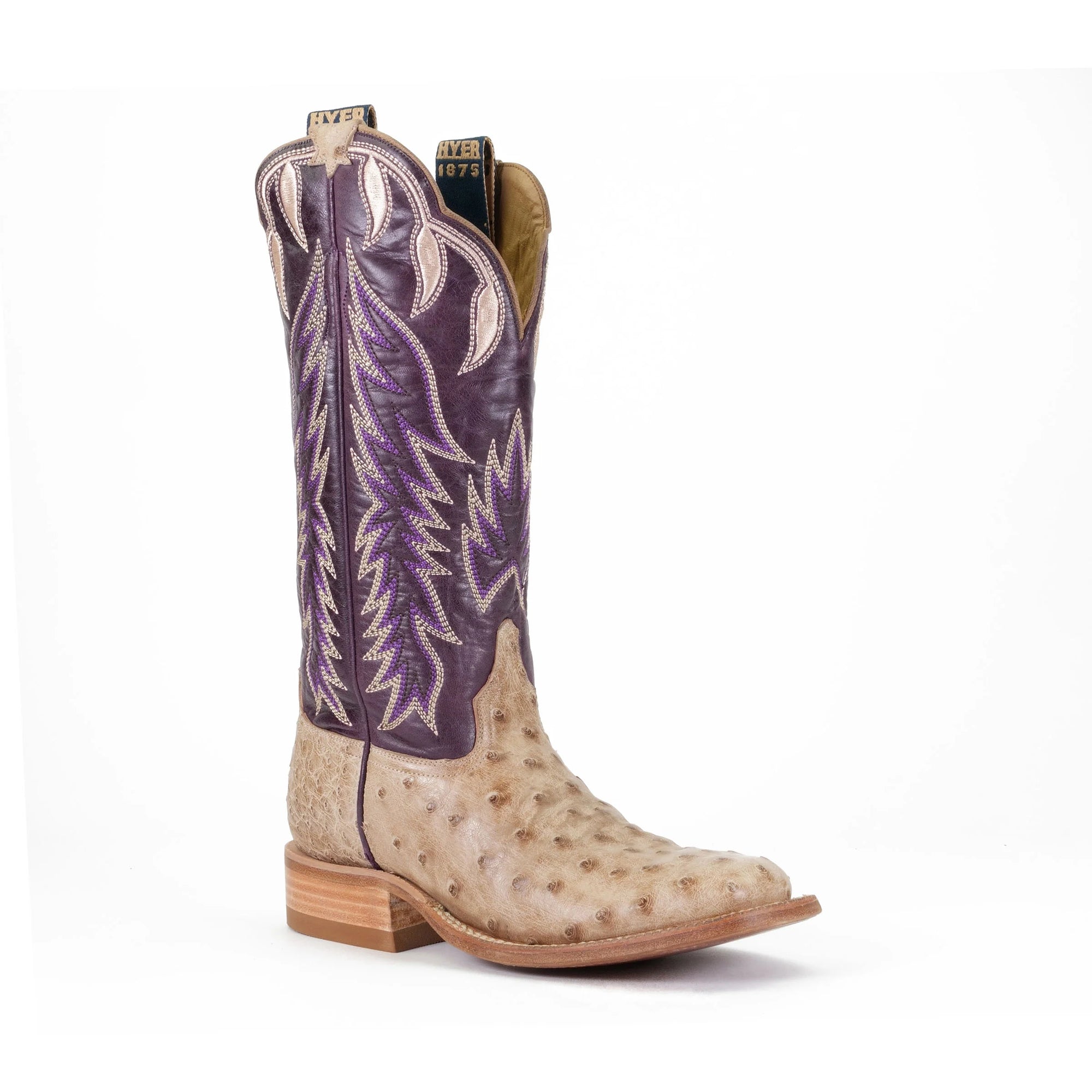Hyer Boot Co. Women's Full Quill Ostrich Boot STYLE HW41007