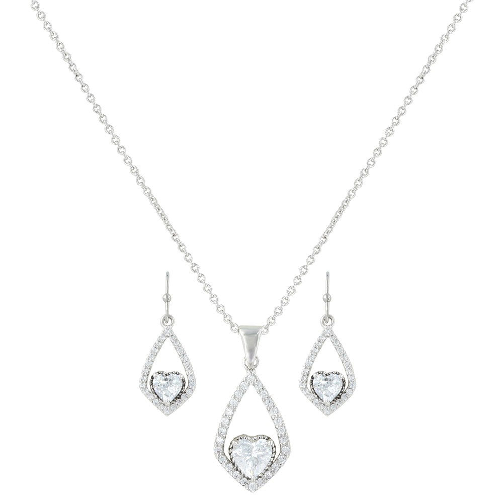 Montana Silversmiths Hearts on a Swing Jewelry Set STYLE JS3032