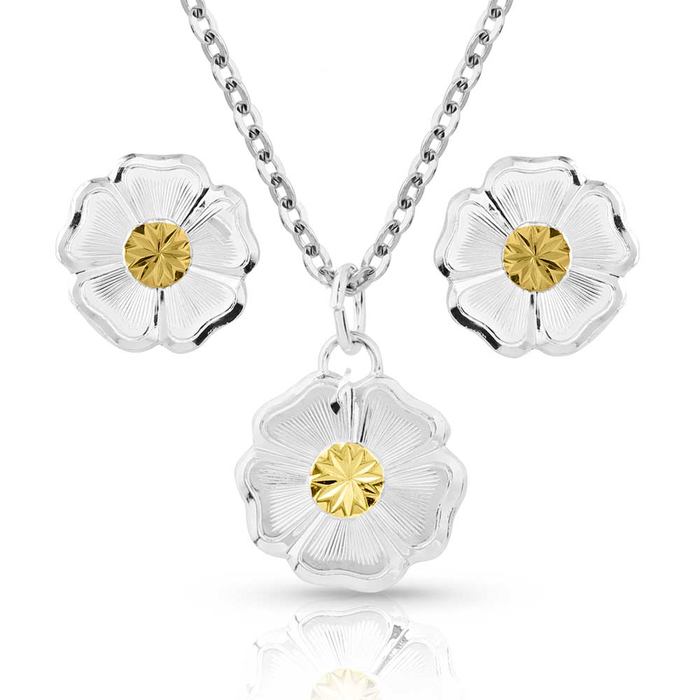 Montana Silversmiths Classic Flowers Jewelry Set STYLE JS5674