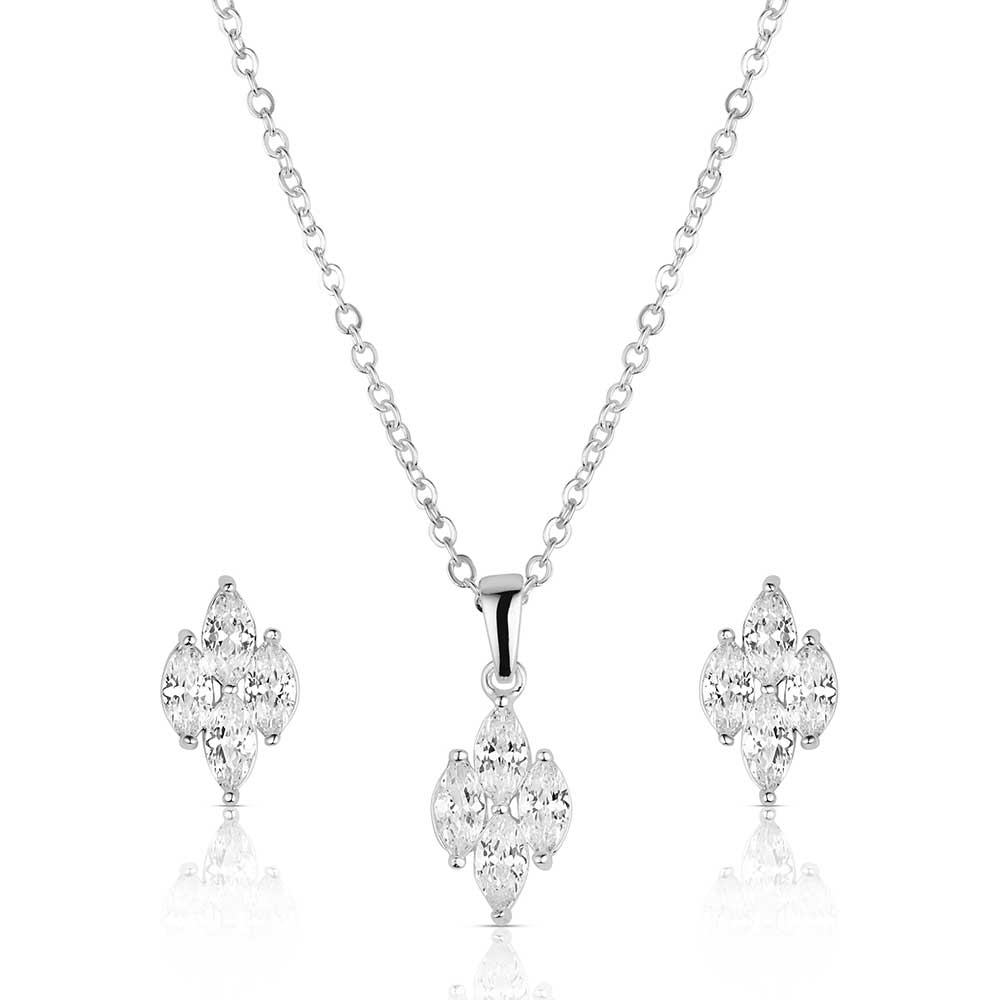 Montana Silversmiths Snowdrift Cluster Jewelry Set STYLE JS6458
