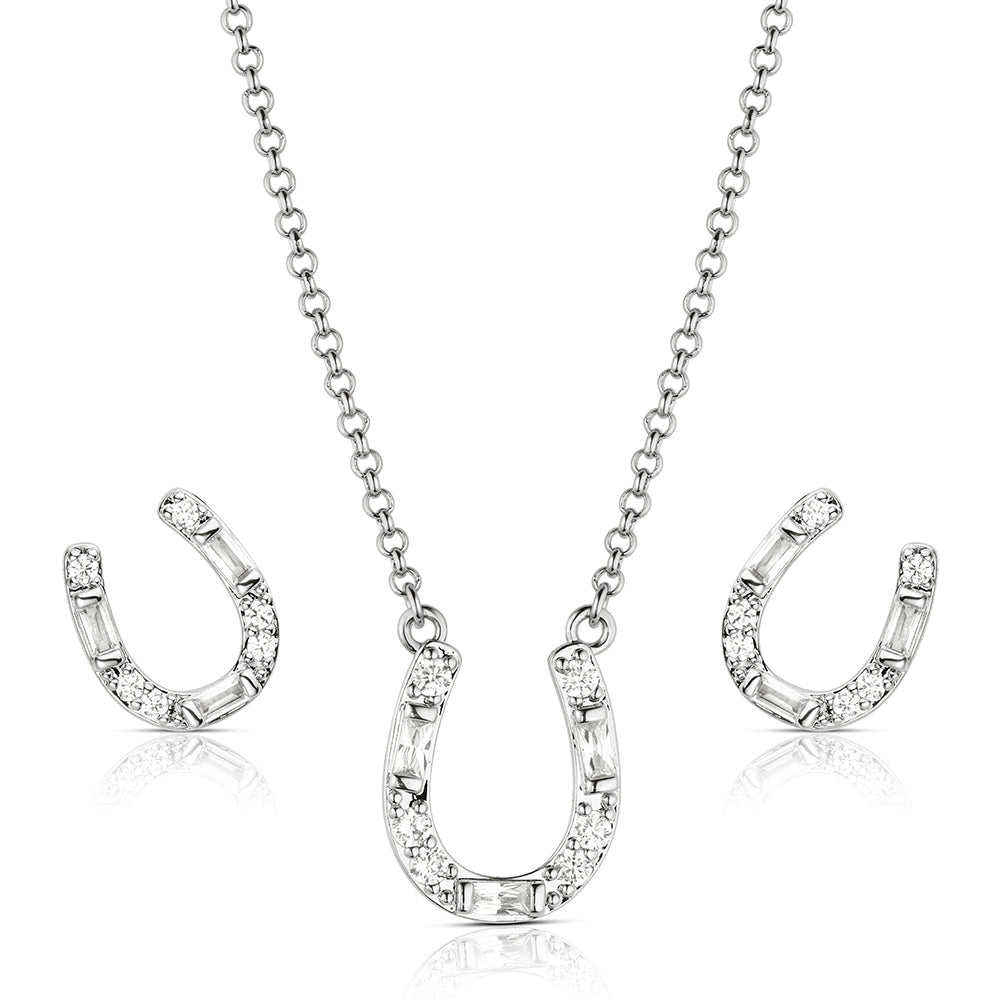 Montana Silversmiths Horseshoe Jewelry Set STYLE JS6479