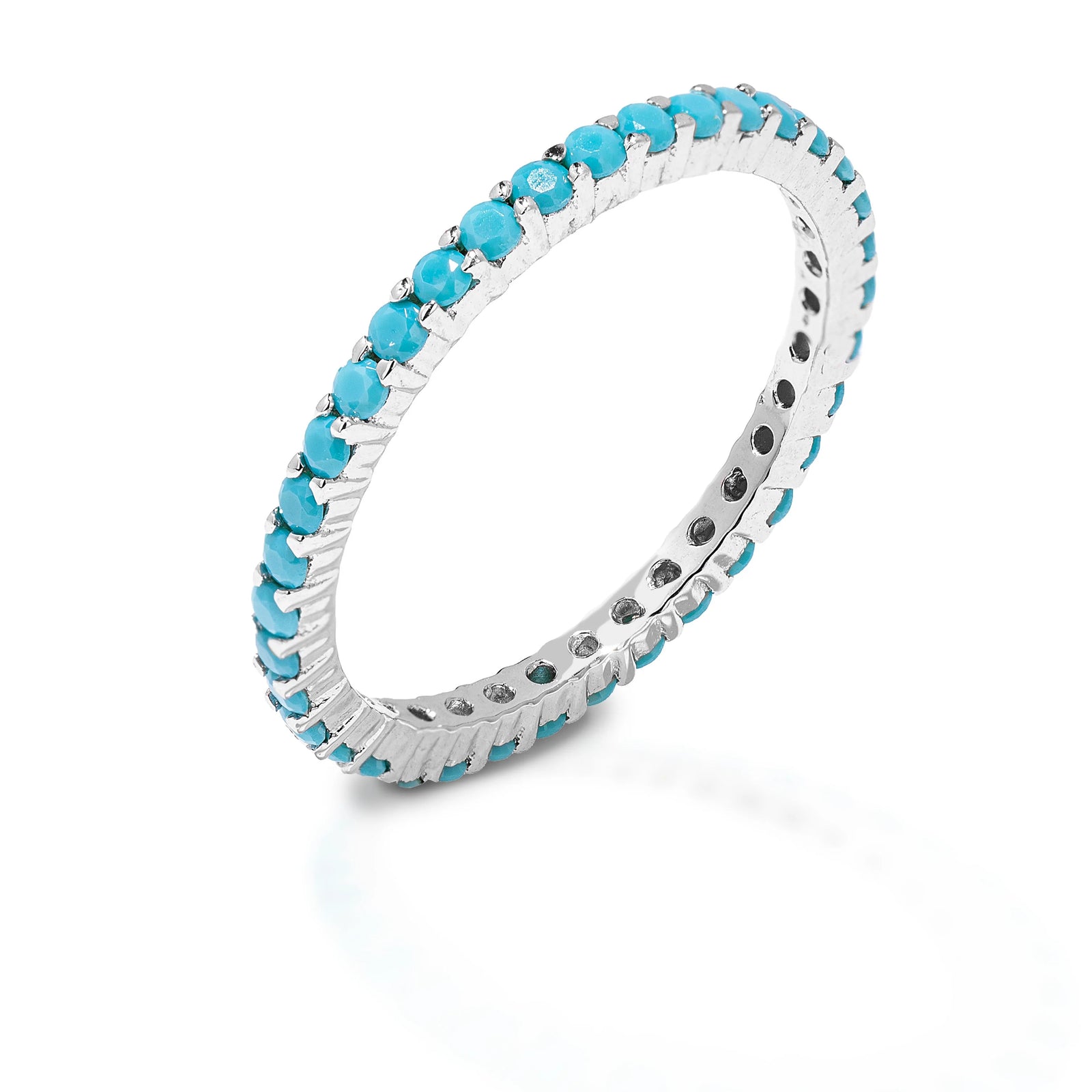 Kelly Herd Turquoise Eternity Ring STYLE KH-FTQB