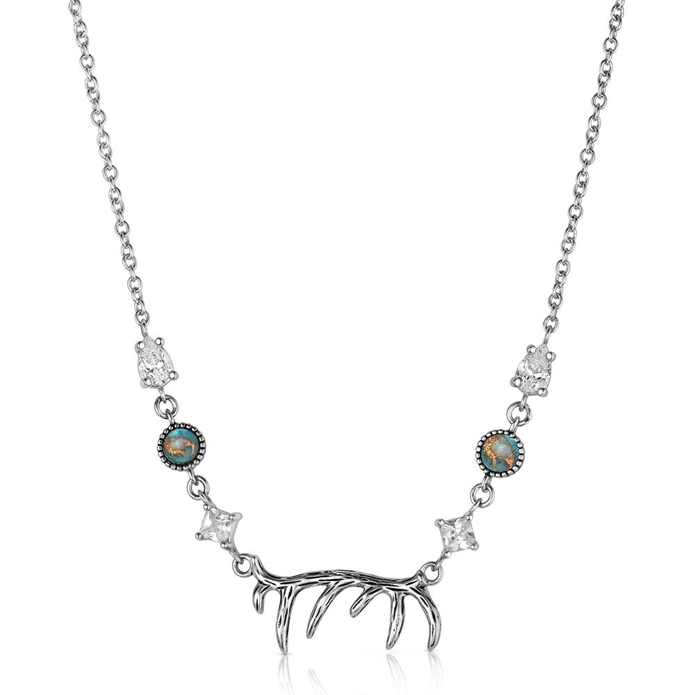 Montana Silversmiths Rocky Mountain Finds Turquoise Necklace STYLE KTNC6591B