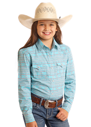 Panhandle Slim Girl's Long Sleeve Shirt STYLE LGN2S06116