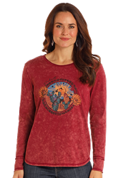 Panhandle Slim Women's Long Sleeve T-Shirt STYLE LW22T05157