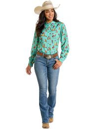 Panhandle Slim Women's Long Sleeve Shirt STYLE LWN2S06342