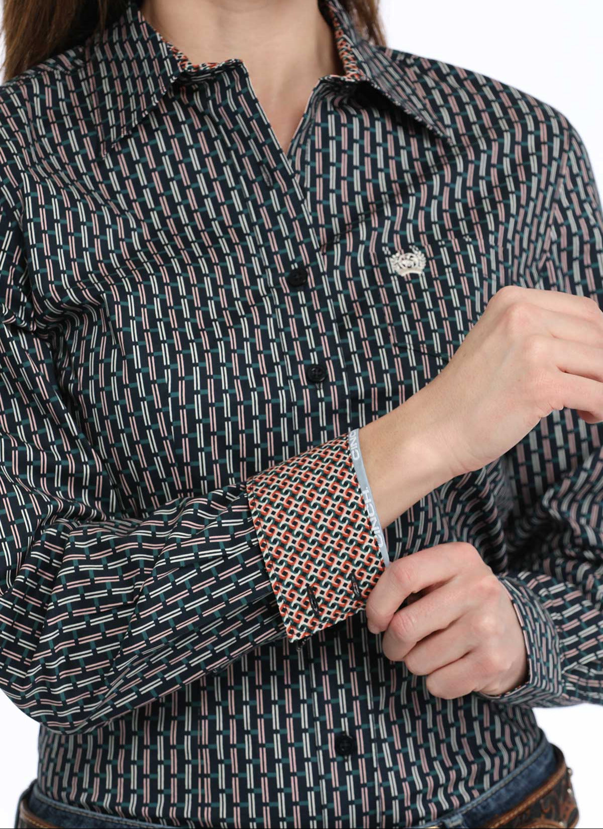 Cinch Women's Long Sleeve Shirt STYLE MSW9164236