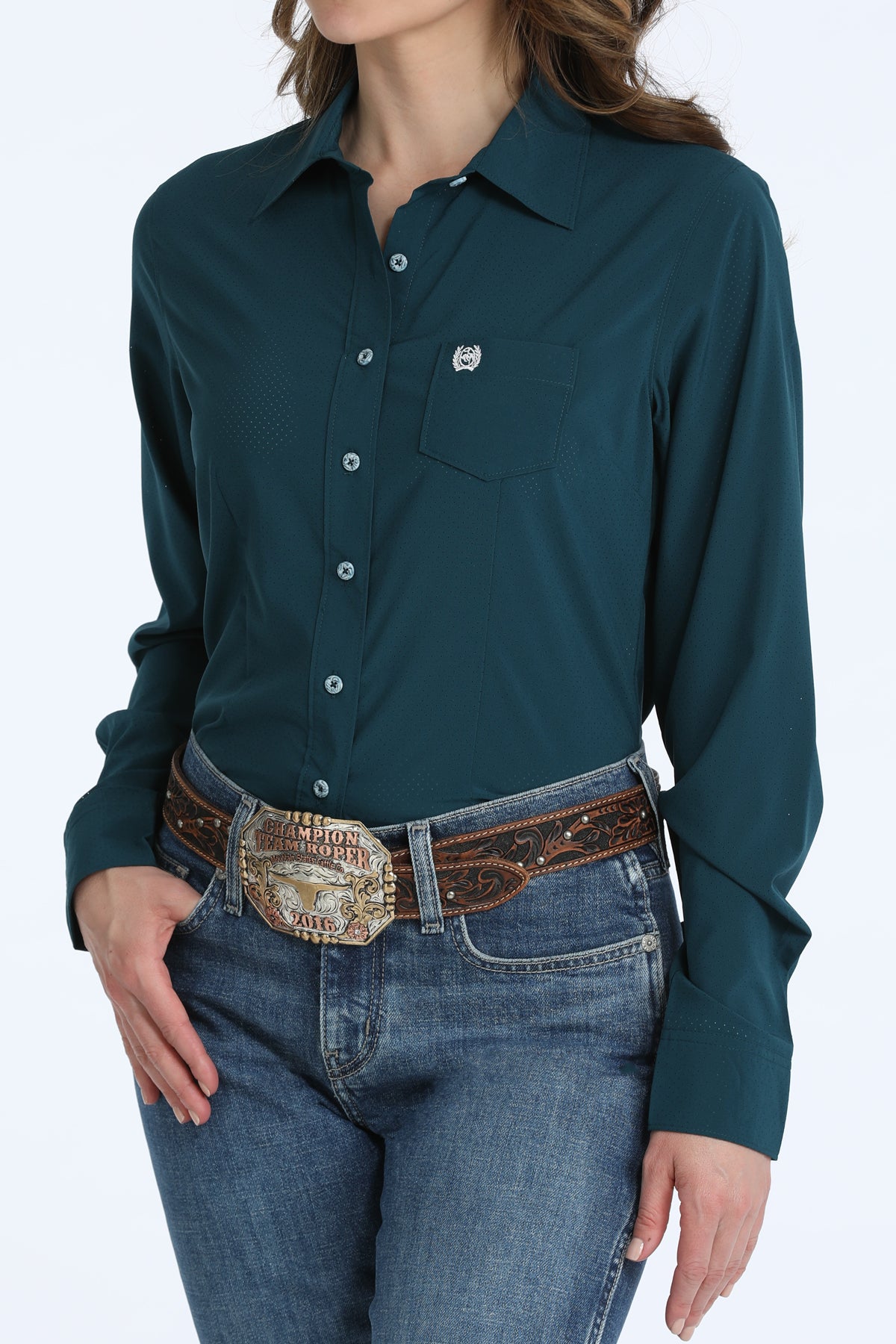 Cinch Women's Arenaflex Long Sleeve Shirt STYLE MSW9164272