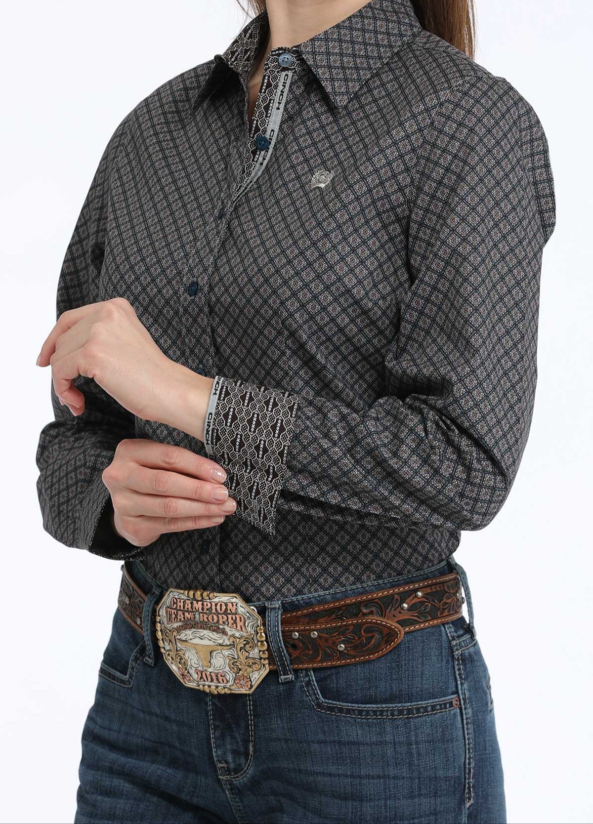 Cinch Women's Long Sleeve Shirt STYLE MSW9165061