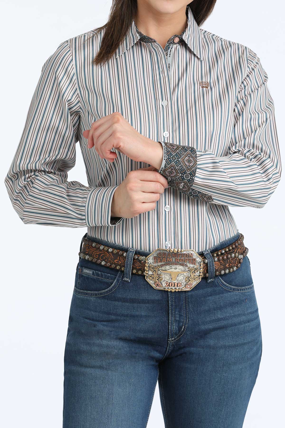 Cinch Women's Long Sleeve Shirt STYLE MSW9165085