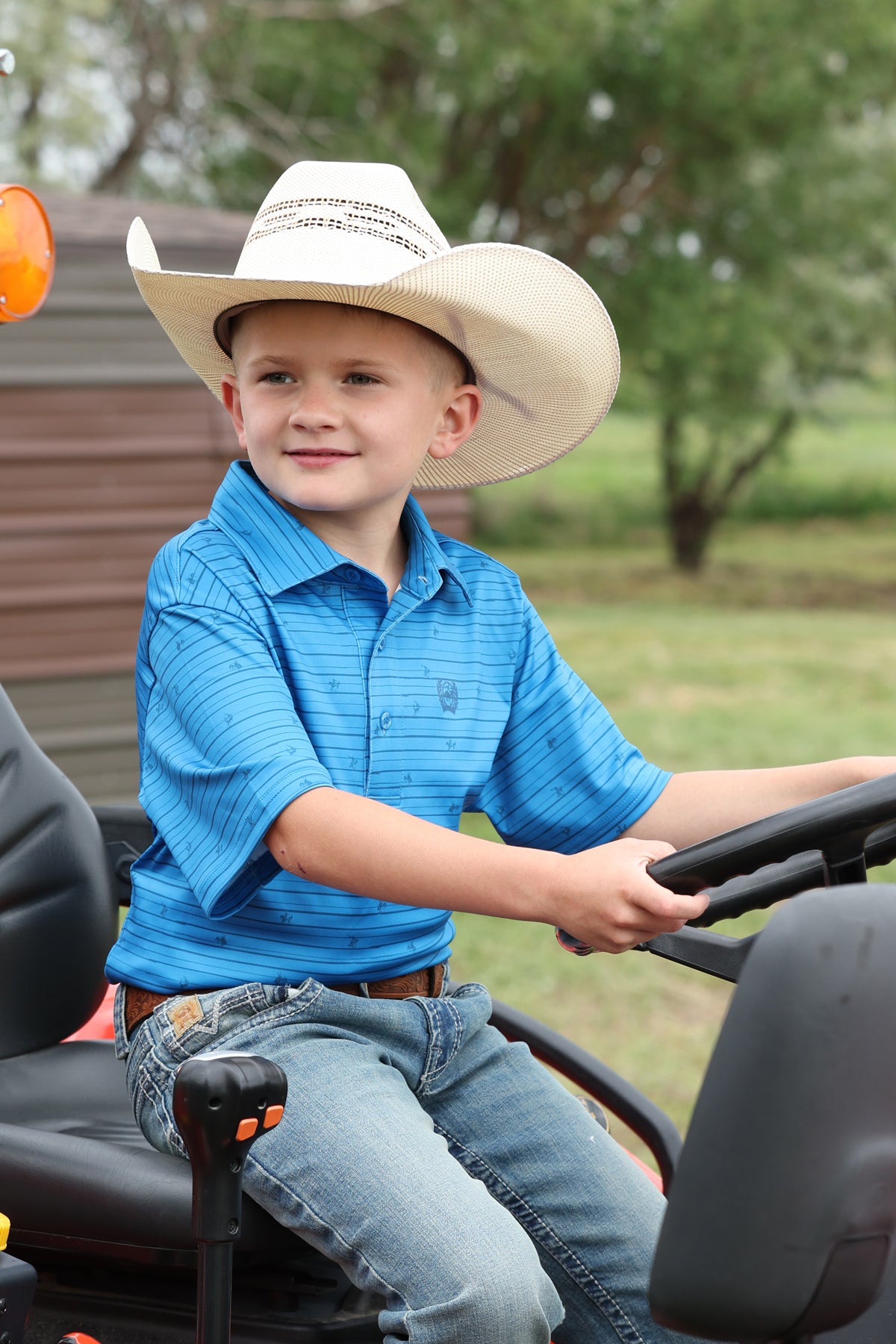 Cinch Boy's Short Sleeve Polo Shirt STYLE MTK7600016