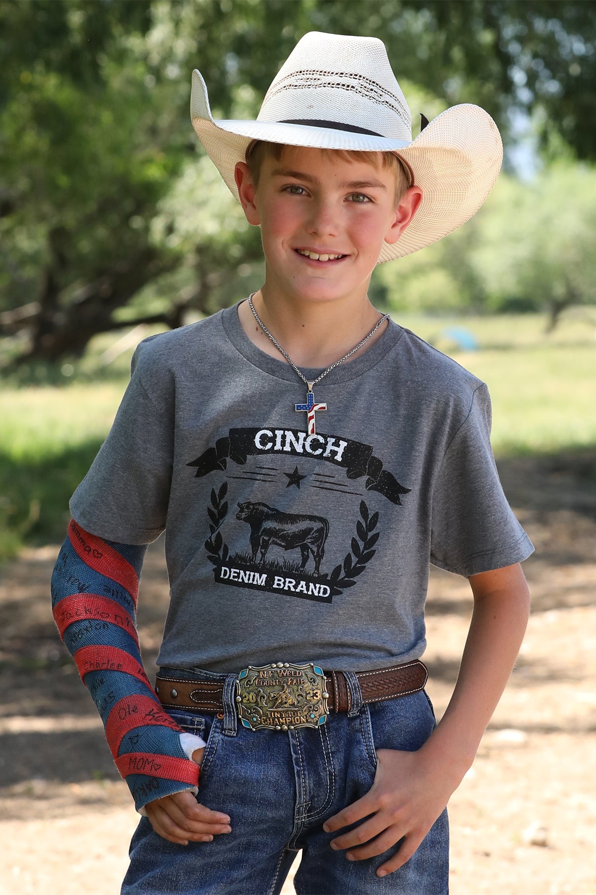 Cinch Boy's Short Sleeve T-Shirt STYLE MTT7670161