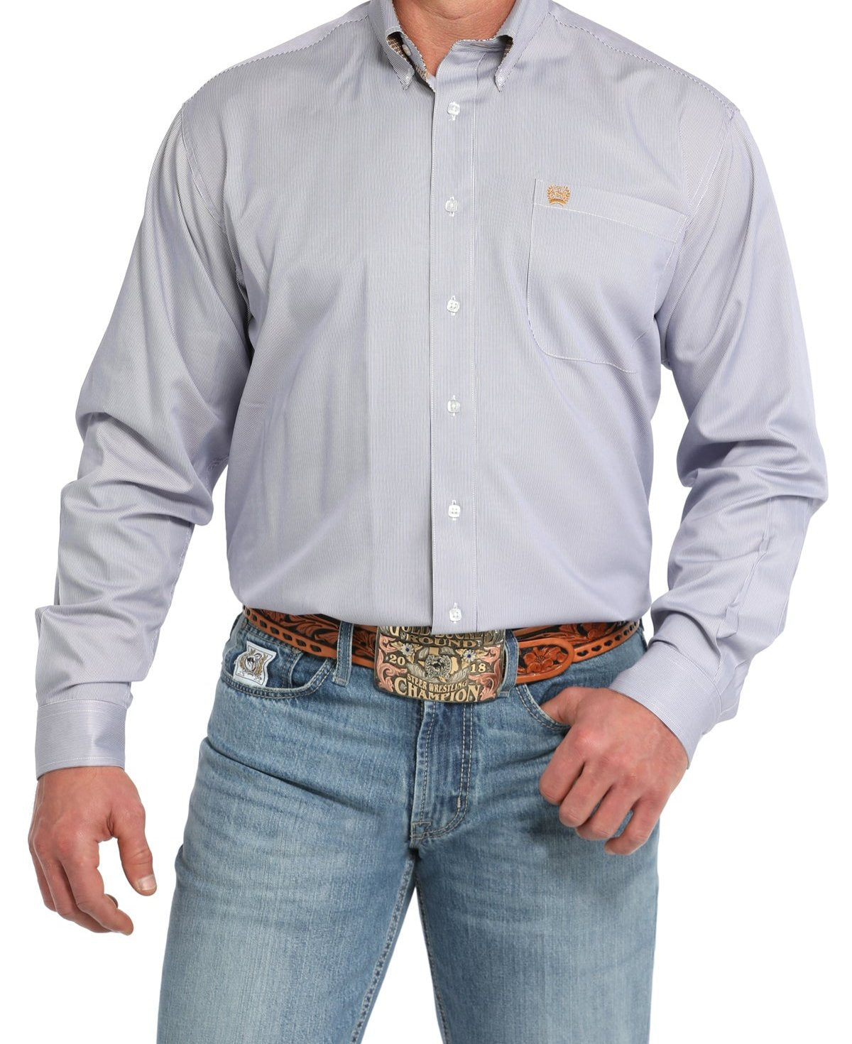 Cinch Men's Long Sleeve Shirt STYLE MTW105850X