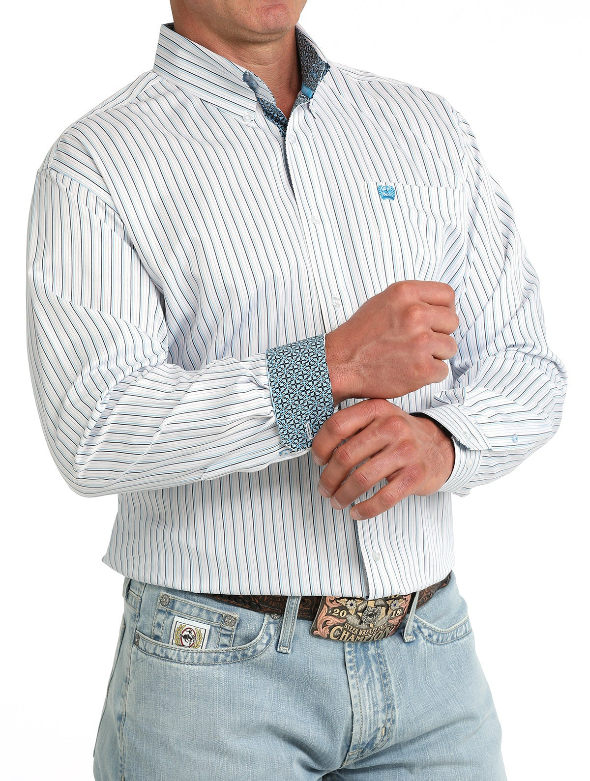 Cinch Men's Long Sleeve Shirt STYLE MTW106085X