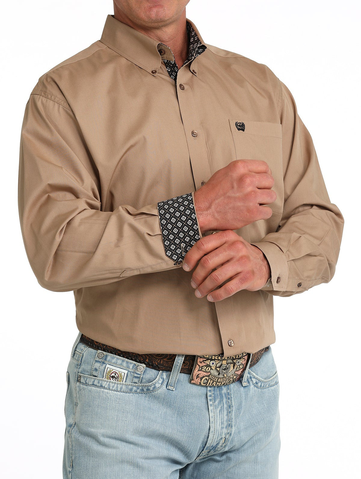 Cinch Men's Long Sleeve Shirt STYLE MTW106090X