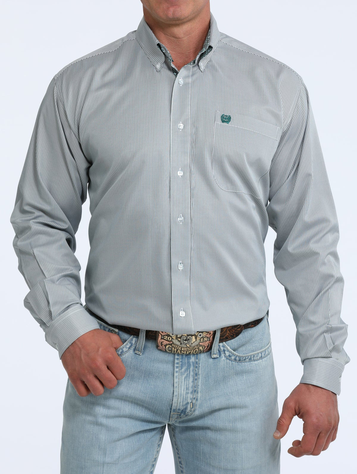 Cinch Men's Long Sleeve Shirt STYLE MTW1106113