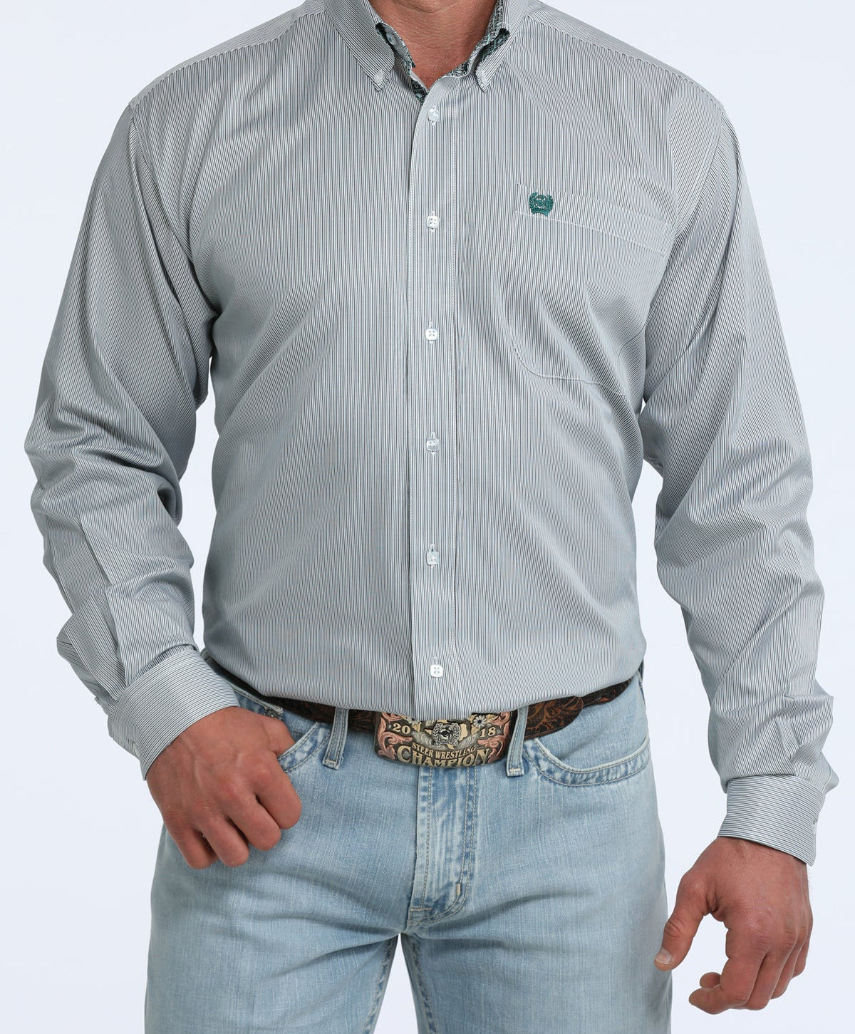 Cinch Men's Long Sleeve Shirt STYLE MTW106113X