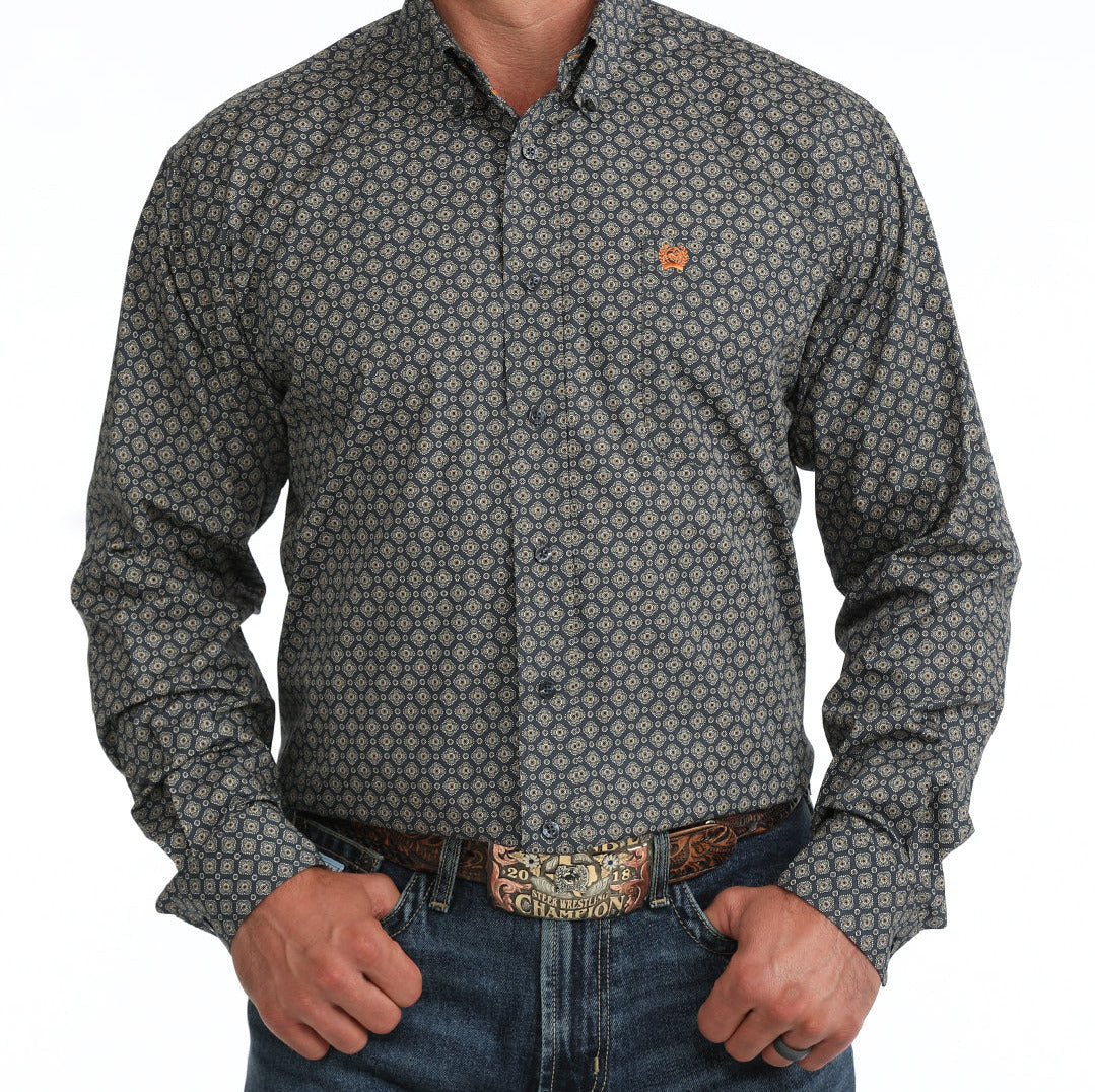 Cinch Men's Long Sleeve Shirt STYLE MTW1106131
