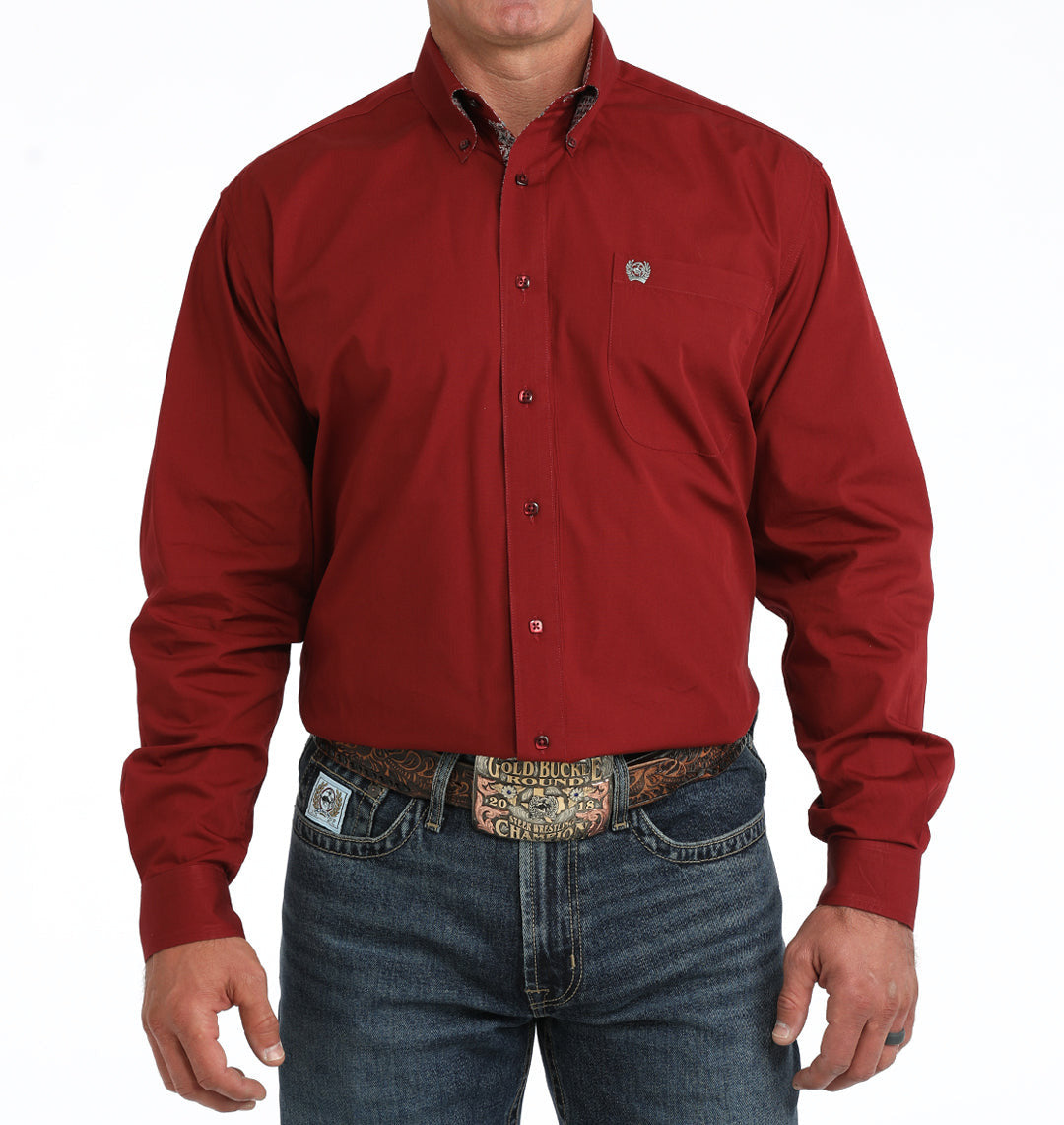 Cinch Men's Long Sleeve Shirt STYLE MTW106139X