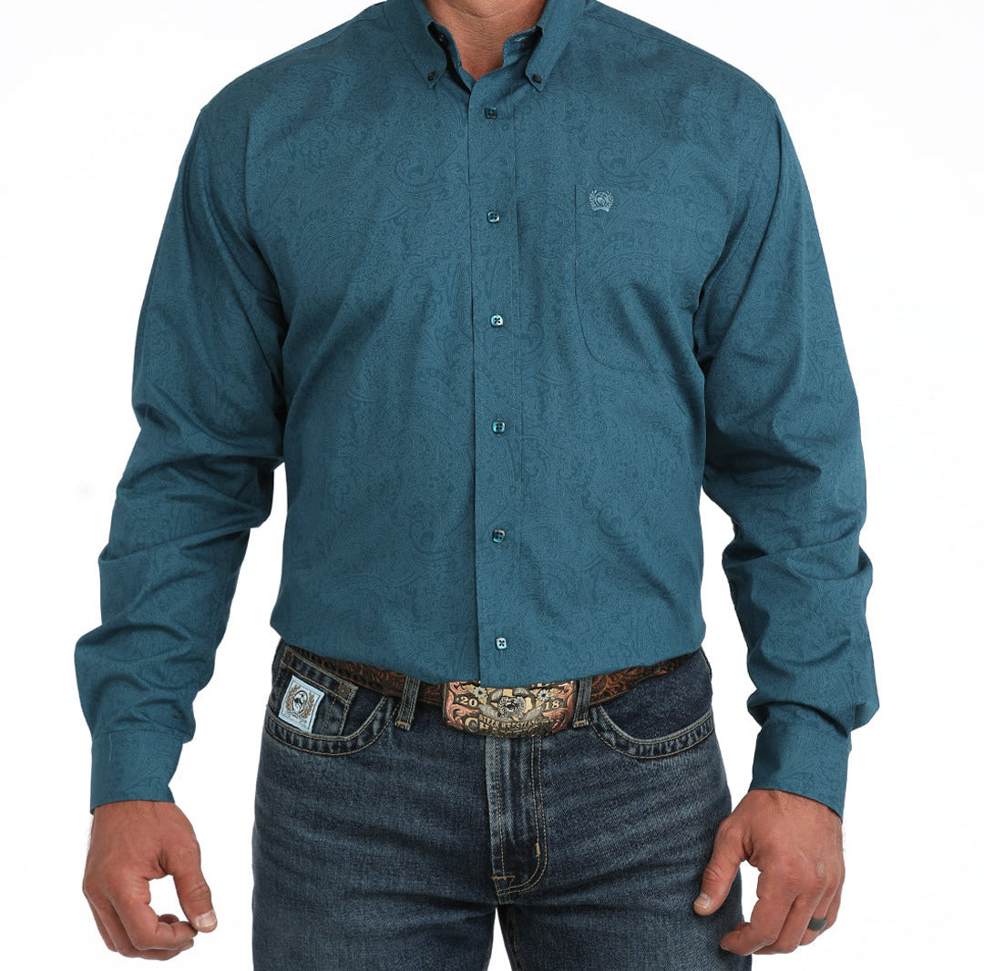 Cinch Men's Long Sleeve Shirt STYLE MTW106169X