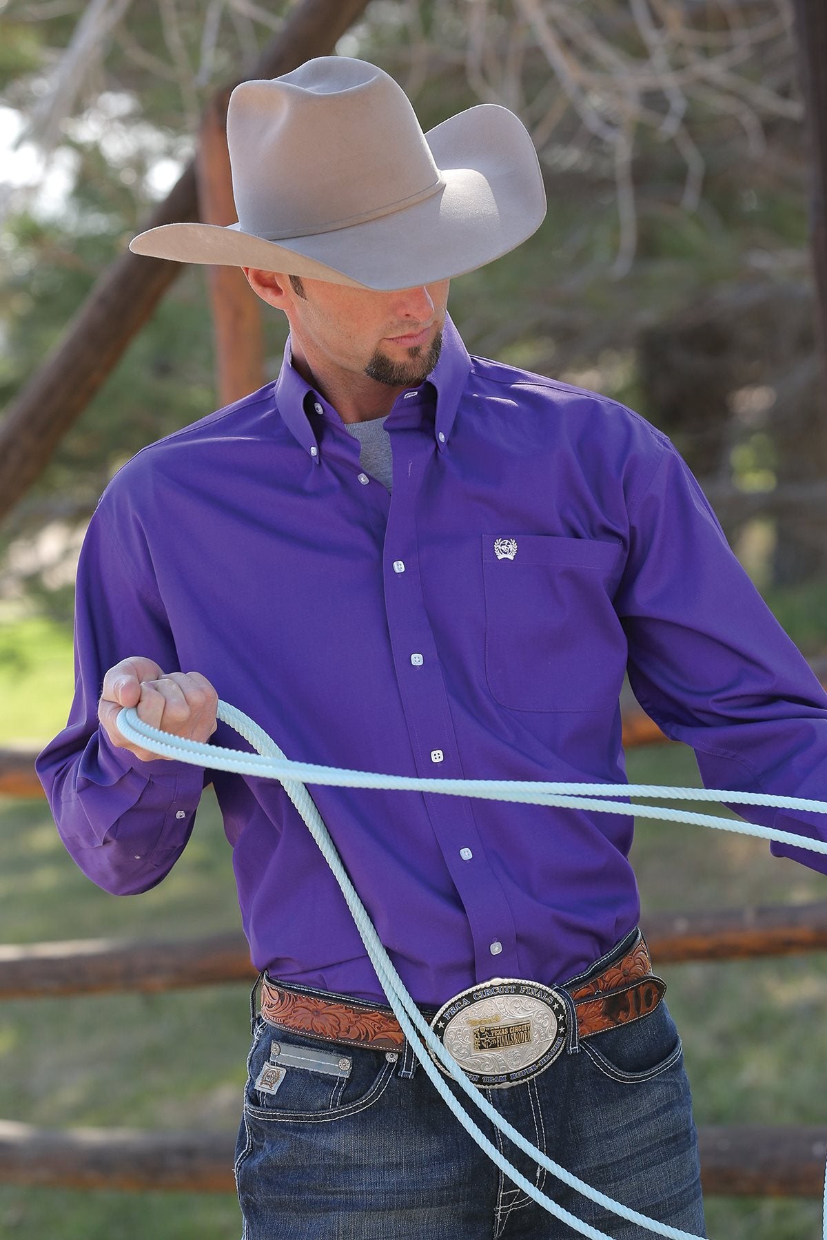 Cinch Men's Long Sleeve Shirt STYLE MTW1103802