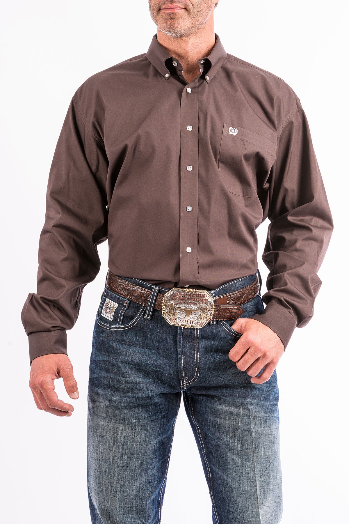 Cinch Men's Long Sleeve Shirt STYLE MTW1104236