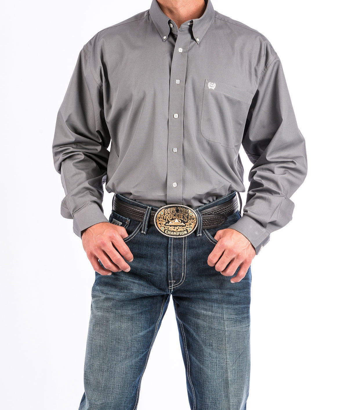 Cinch Men's Long Sleeve Shirt STYLE MTW1104238
