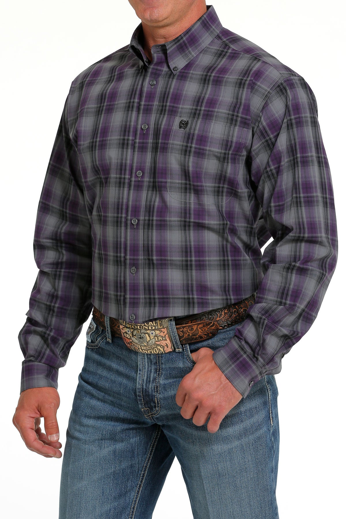 Cinch Men's Long Sleeve Shirt STYLE MTW1105642