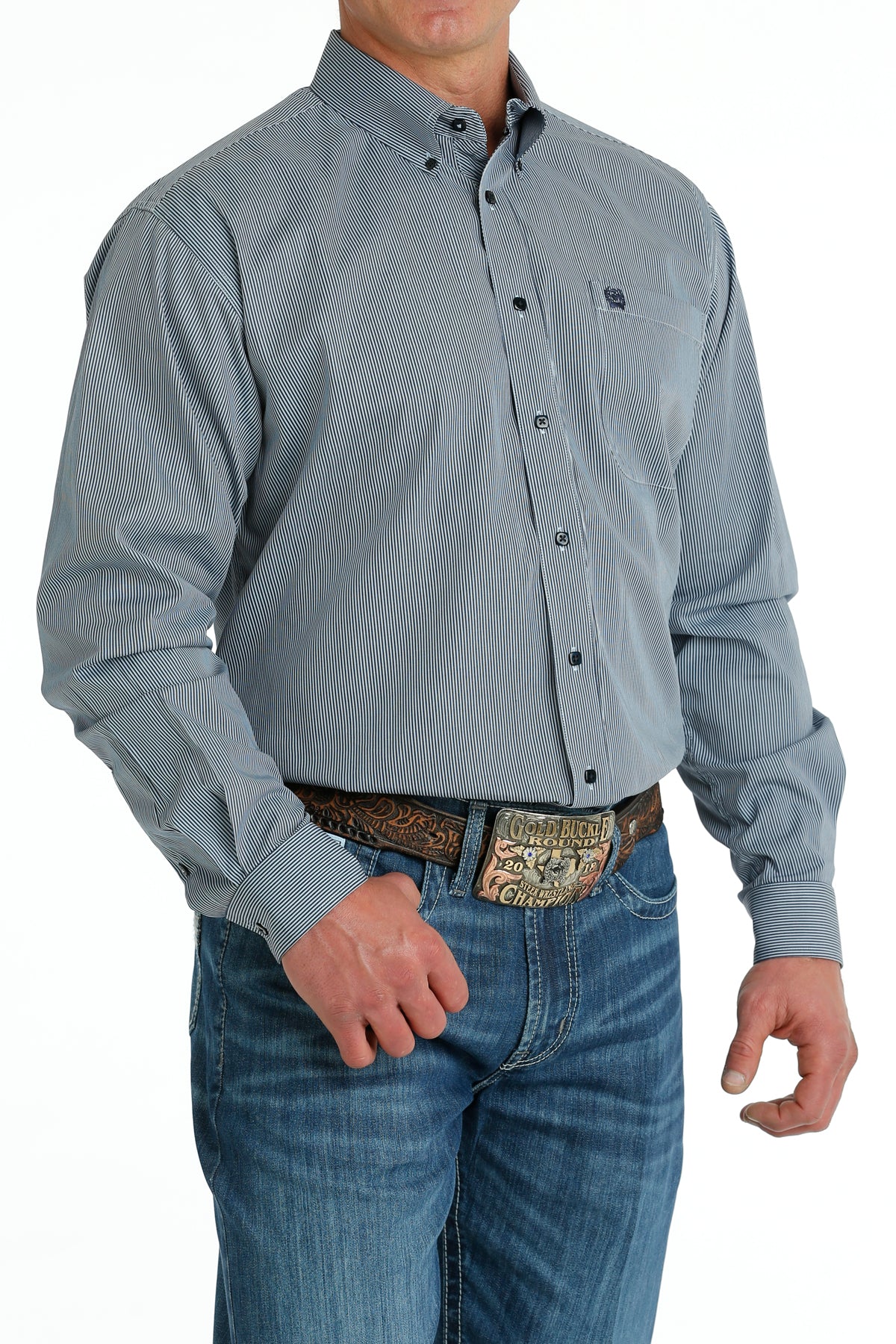 Cinch Men's Long Sleeve Shirt STYLE MTW1105692