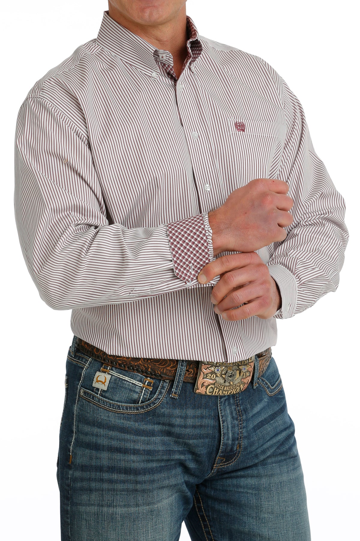 Cinch Men's Long Sleeve Shirt STYLE MTW1105711