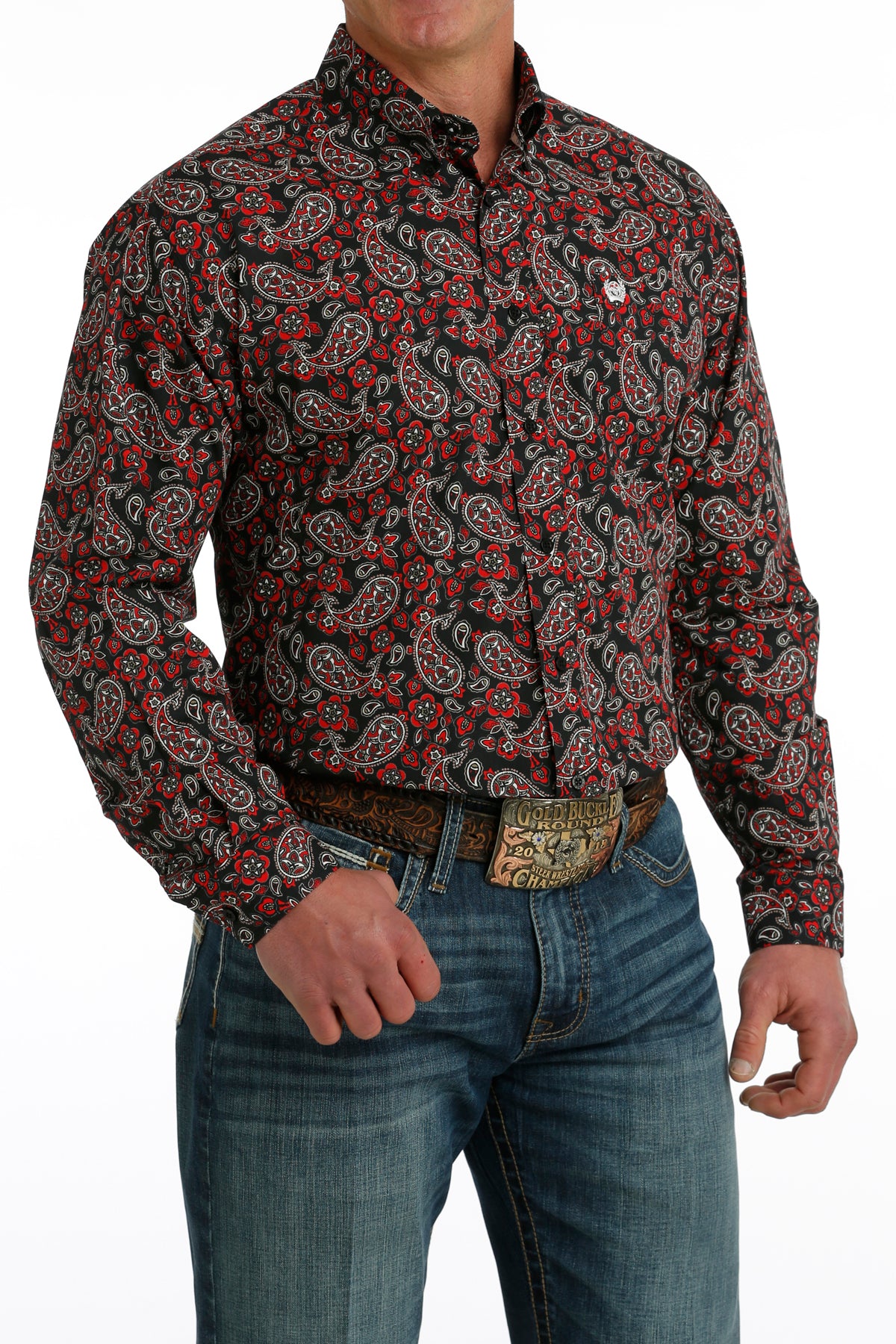 Cinch Men's Long Sleeve Shirt STYLE MTW1105723