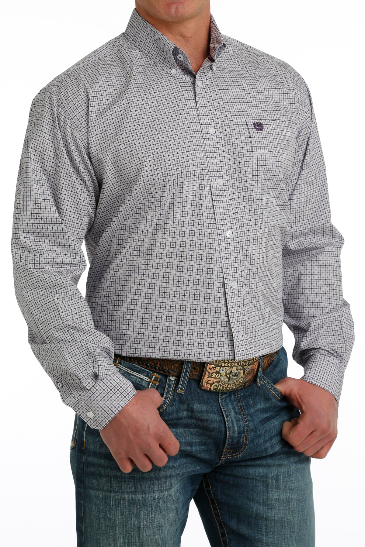 Cinch Men's Long Sleeve Shirt STYLE MTW1105735