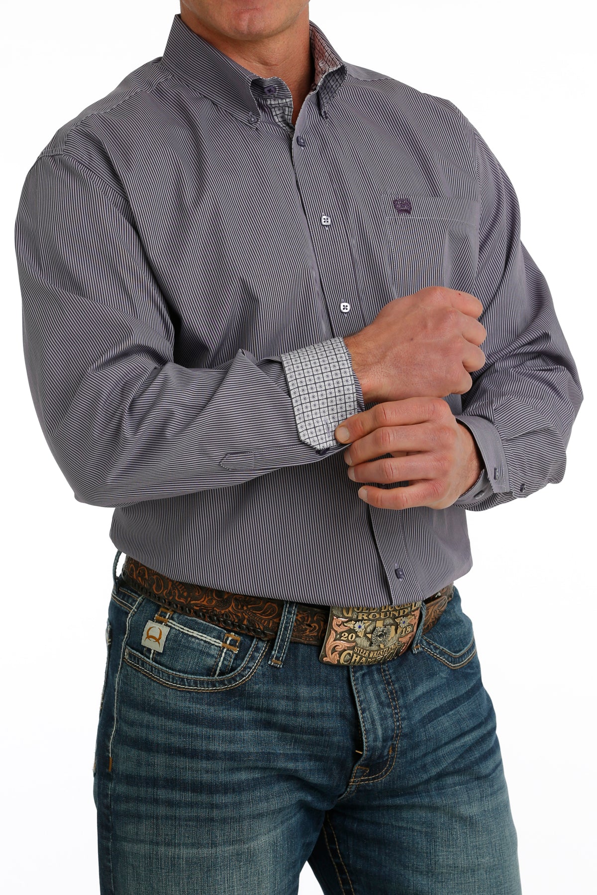 Cinch Men's Long Sleeve Shirt STYLE MTW1105736