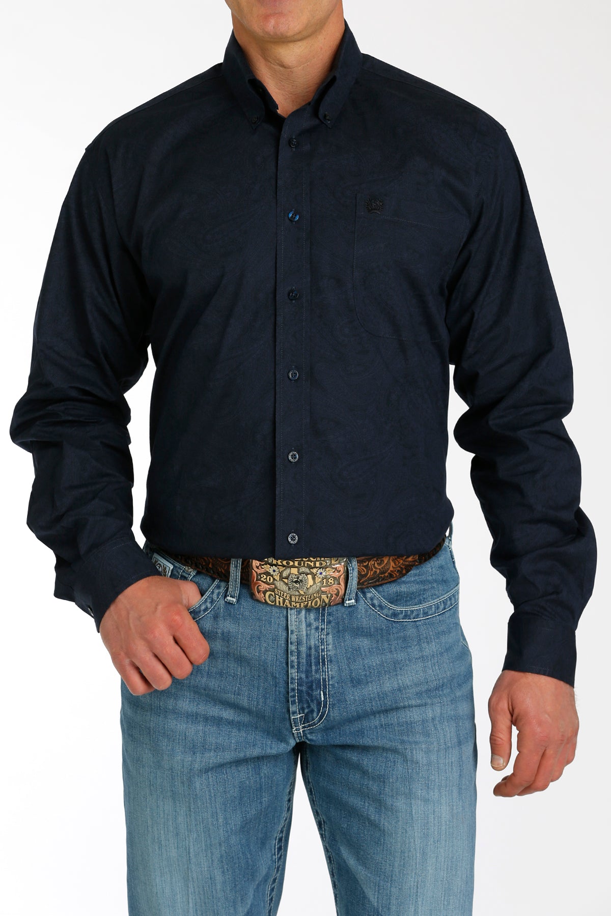 Cinch Men's Long Sleeve Shirt STYLE MTW1105774