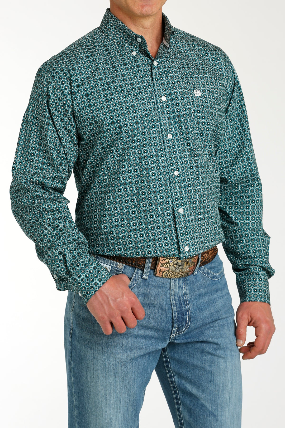 Cinch Men's Long Sleeve Shirt STYLE MTW1105779