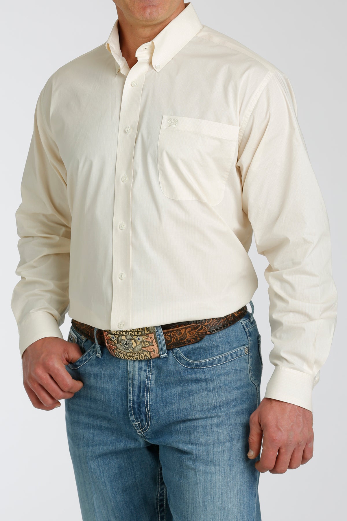 Cinch Men's Long Sleeve Shirt STYLE MTW1105781