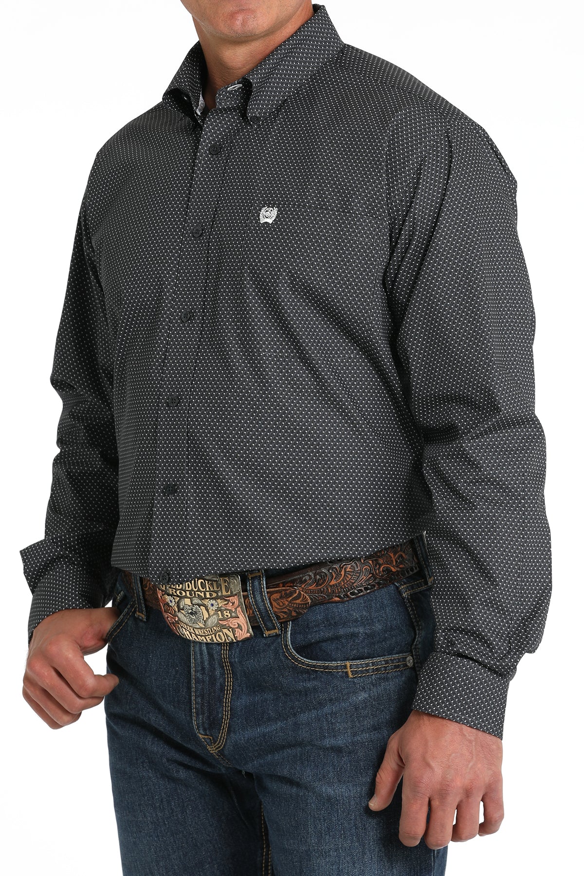 Cinch Men's Long Sleeve Shirt STYLE MTW1105787