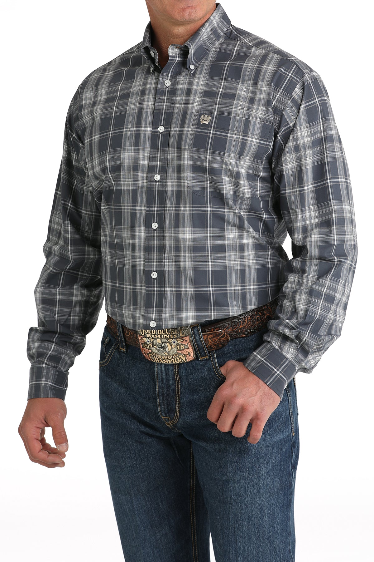 Cinch Men's Long Sleeve Shirt STYLE MTW1105789