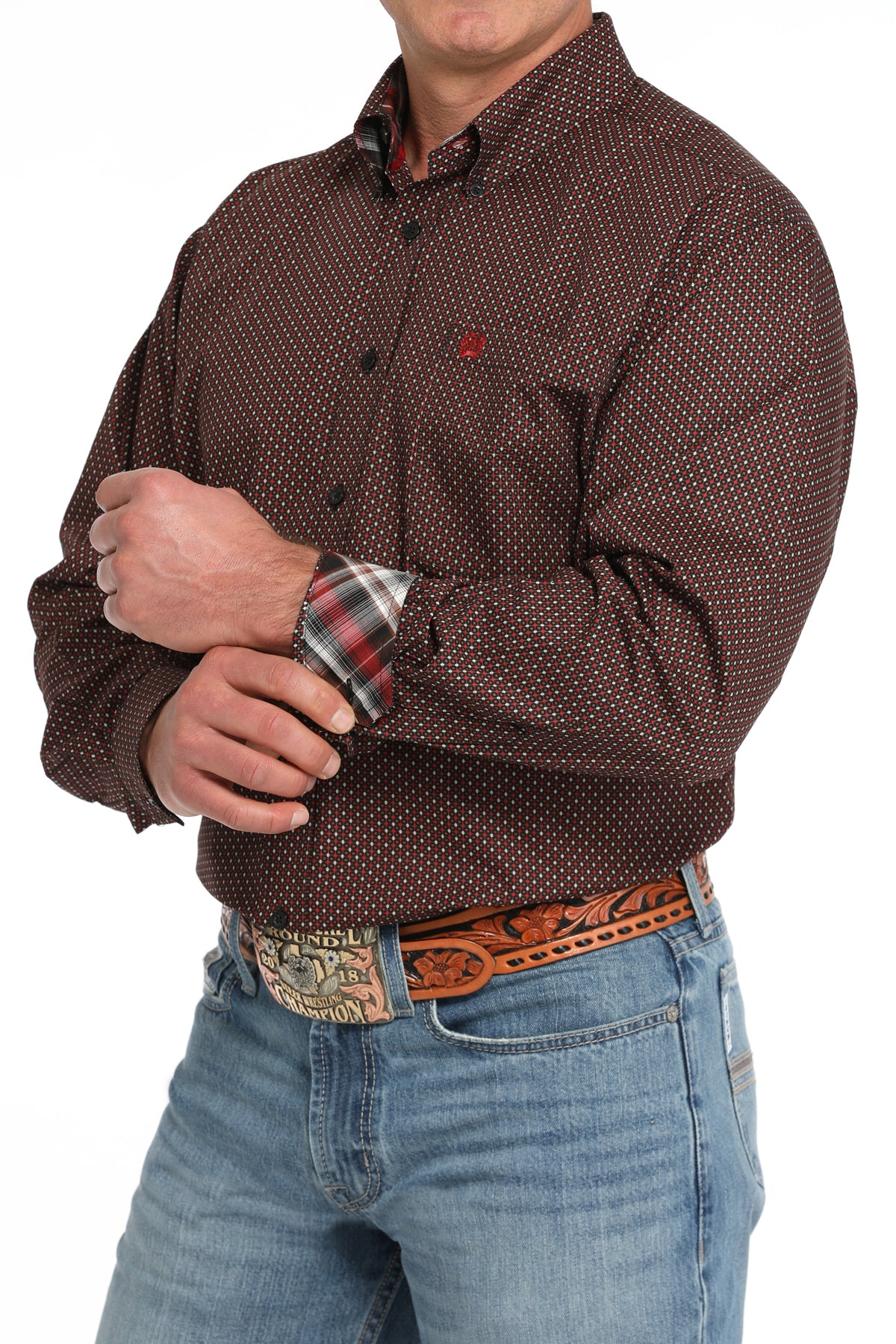 Cinch Men's Long Sleeve Shirt STYLE MTW1105837