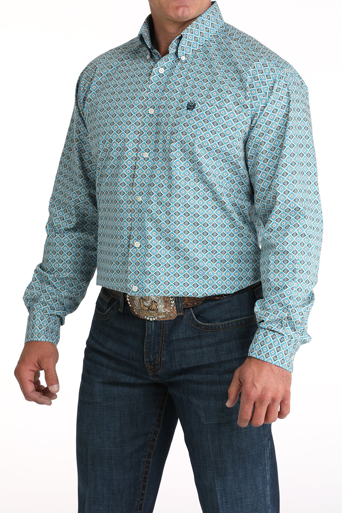 Cinch Men's Long Sleeve Shirt STYLE MTW1105955