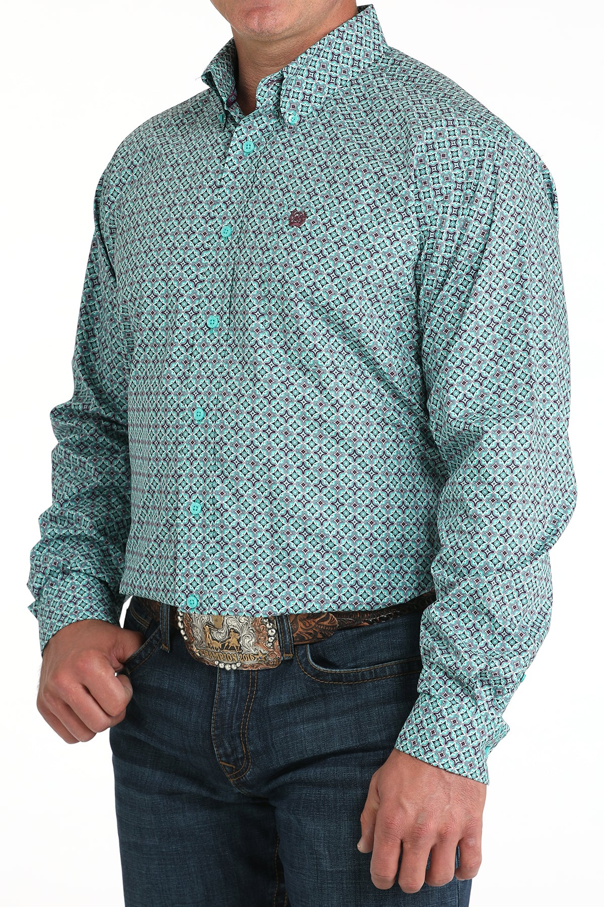 Cinch Men's Long Sleeve Shirt STYLE MTW1105971