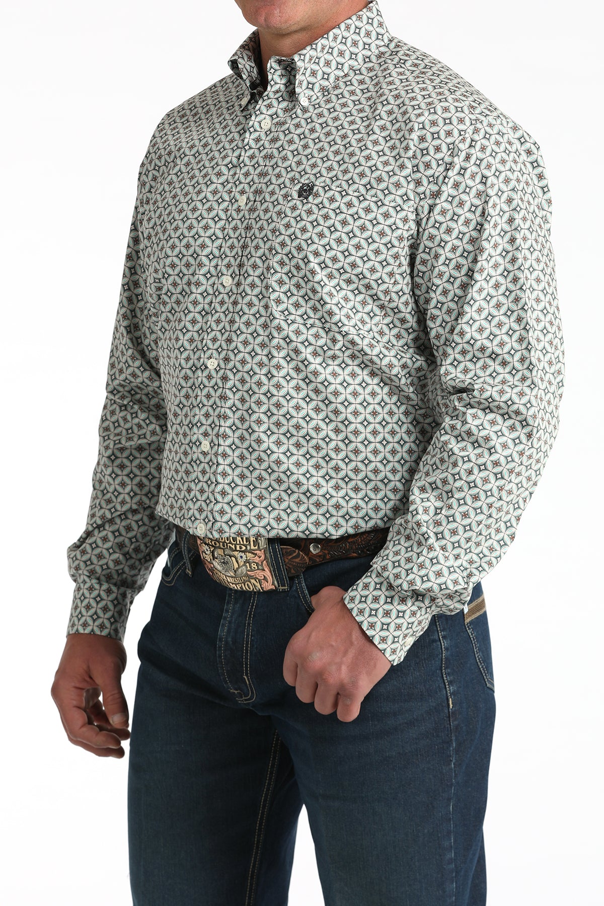 Cinch Men's Long Sleeve Shirt STYLE MTW1106033