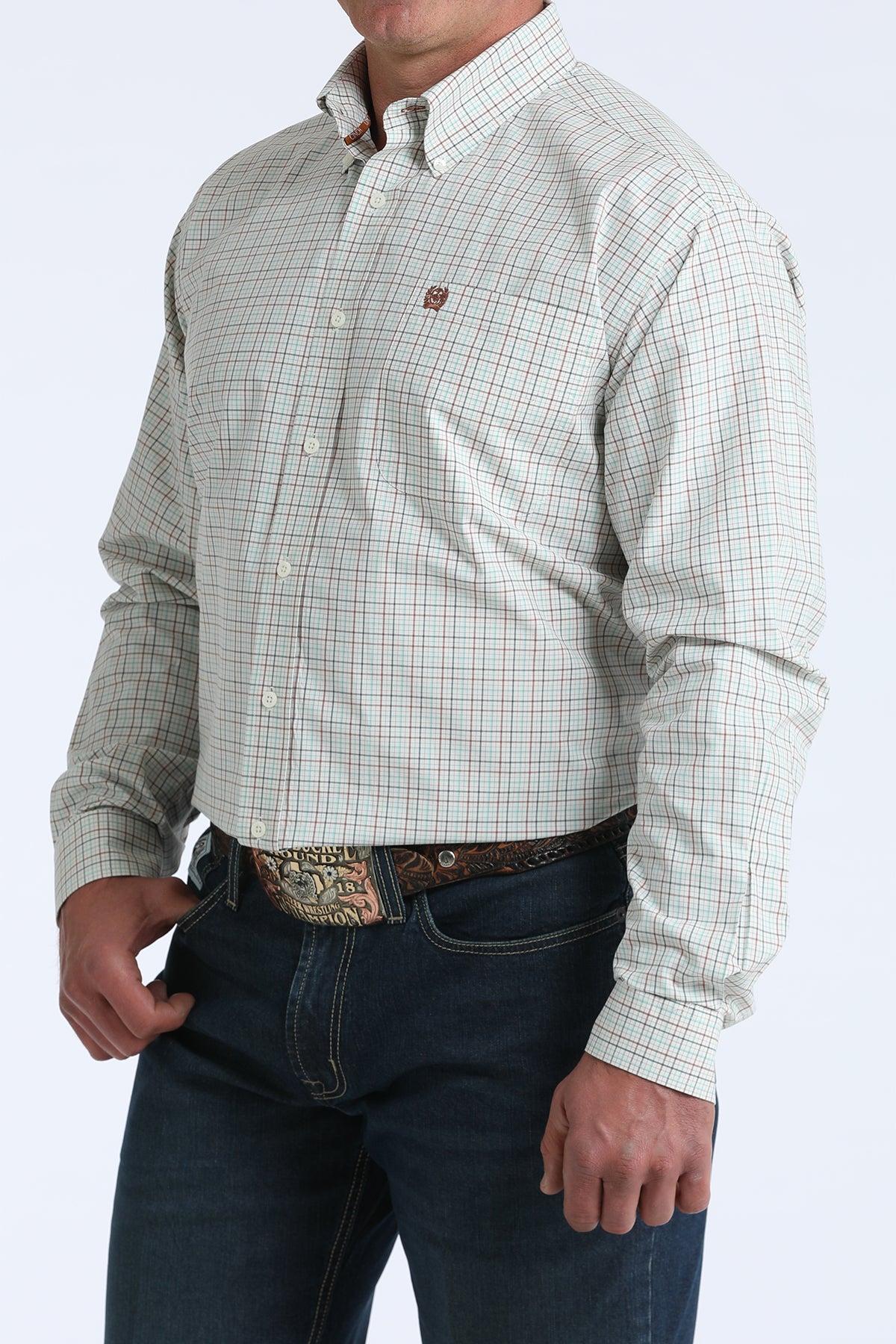 Cinch Men's Long Sleeve Shirt STYLE MTW1106035