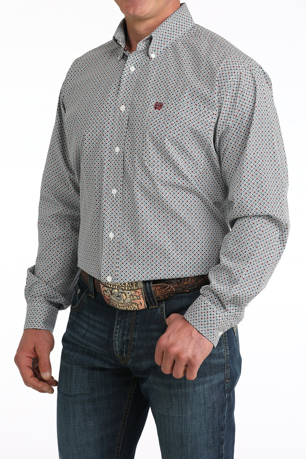 Cinch Men's Long Sleeve Shirt STYLE MTW1106050